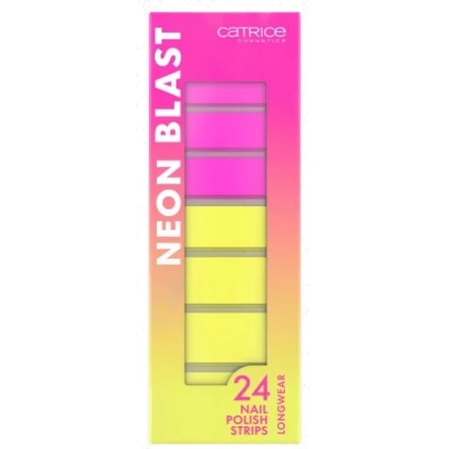 Catrice Neon Blast 010 Esmalte de uñas Neon Explosion en sticker, 24 piezas