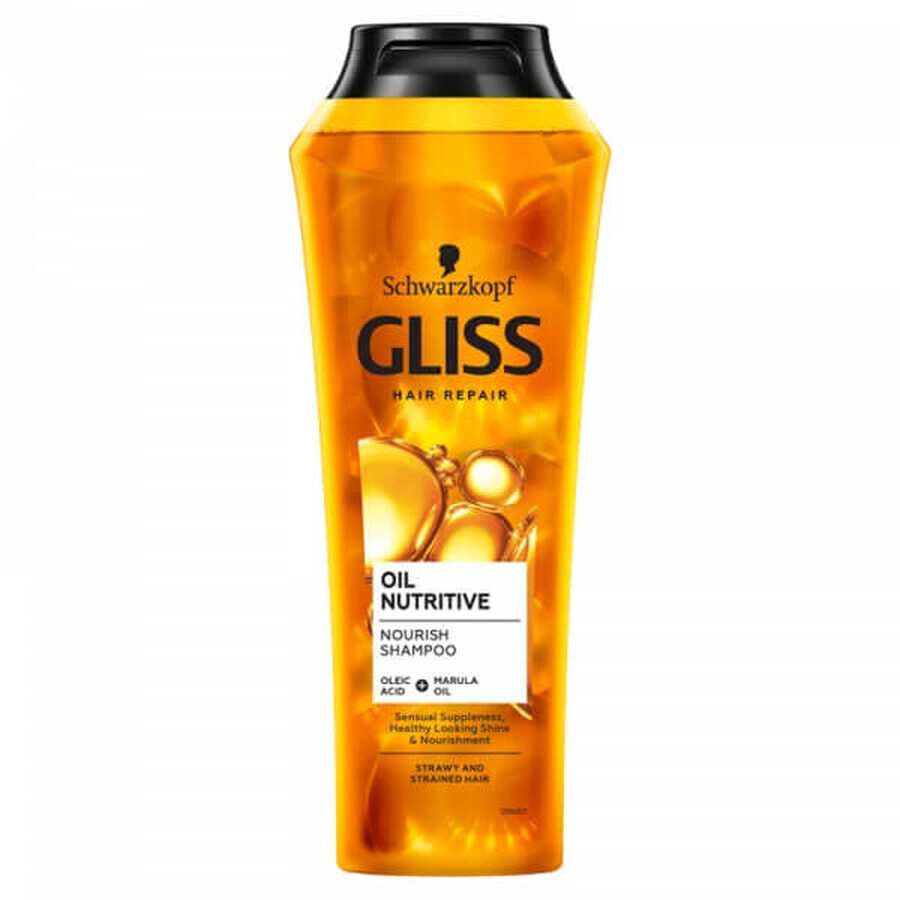 Shampoo nutriente per capelli Schwarzkopf Gliss Oli Nutritive, 250ml