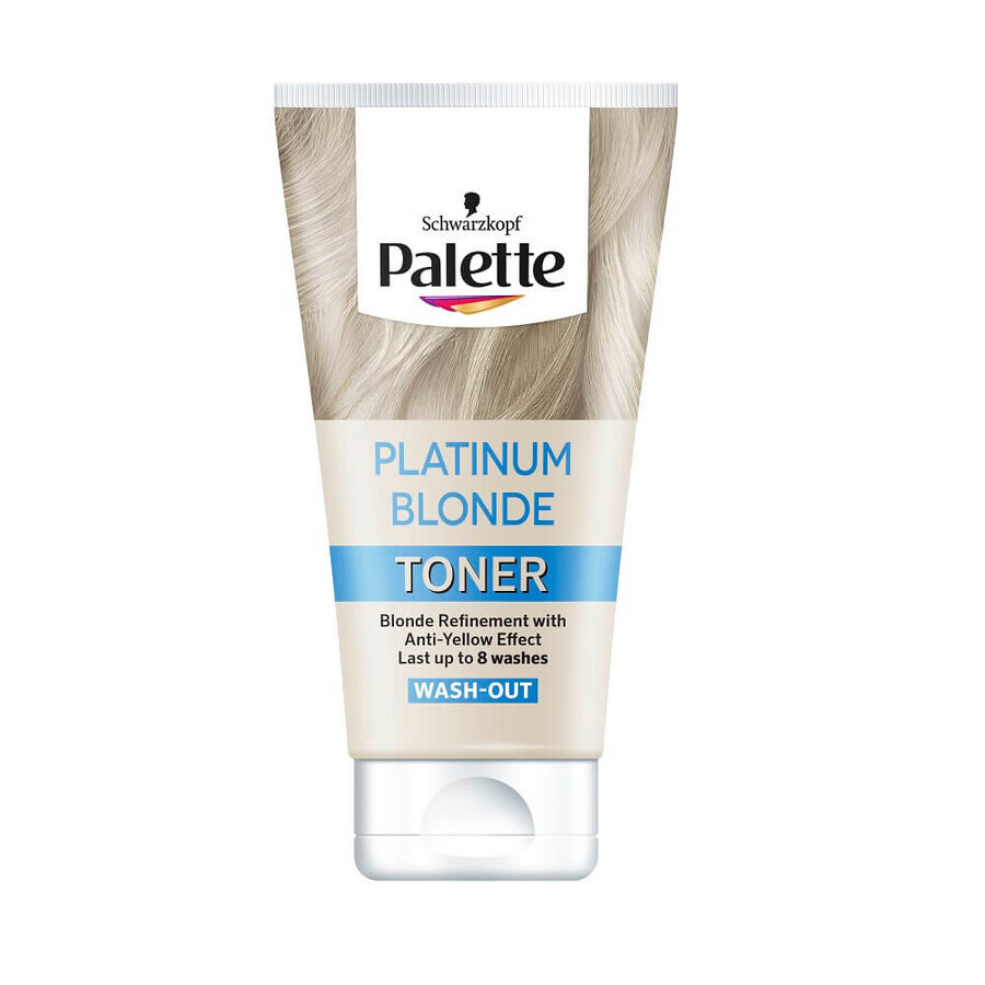 Palette Platinium Platinium Blone Wax Toner contre le ternissement, 150ml