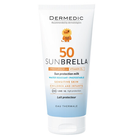 Leche protectora infantil Dermedic Sunbrella SPF 50, 100 ml