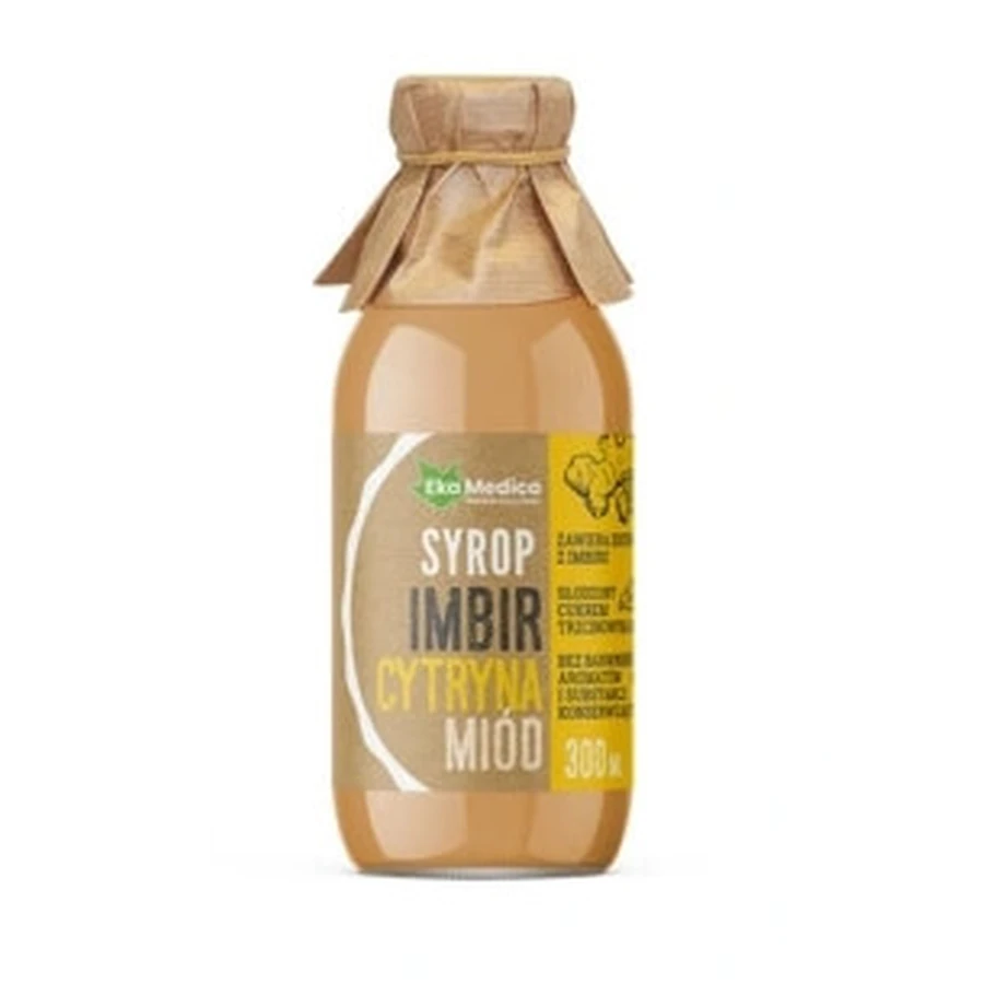 Sirop de gingembre, de citron et de miel, 300 ml