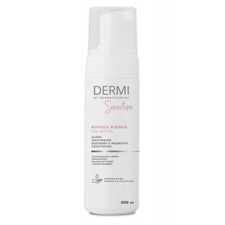 Dermi By Dermatologist Sensitive Reinigungsschaum für empfindliche, hyperreaktive und vaskuläre Haut, 150 ml