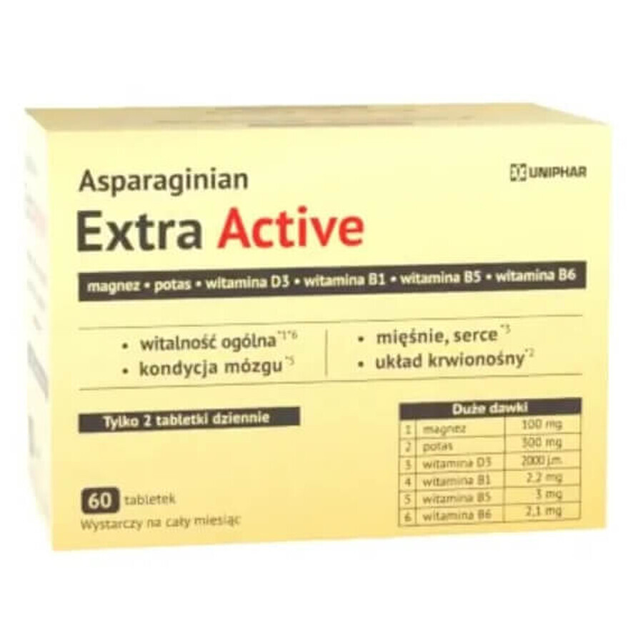 Asparaginian Extra Activo, 60 comprimidos