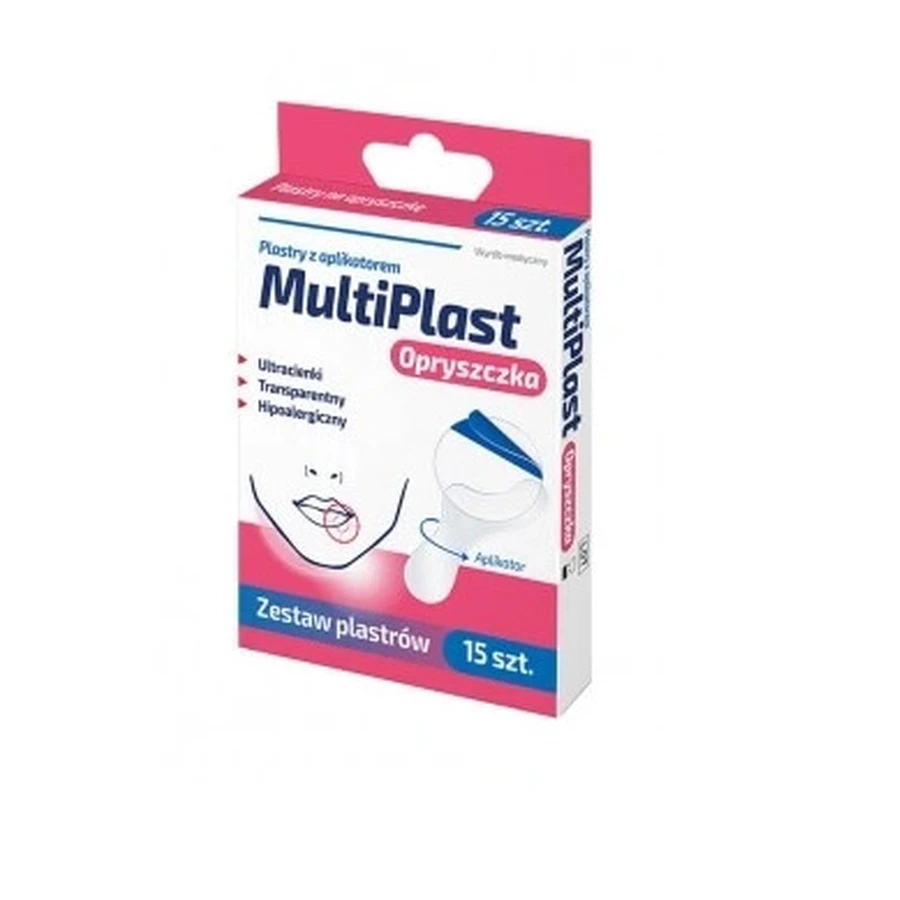 MultiPlast Herpes Slices avec applicateur, 15 pièces