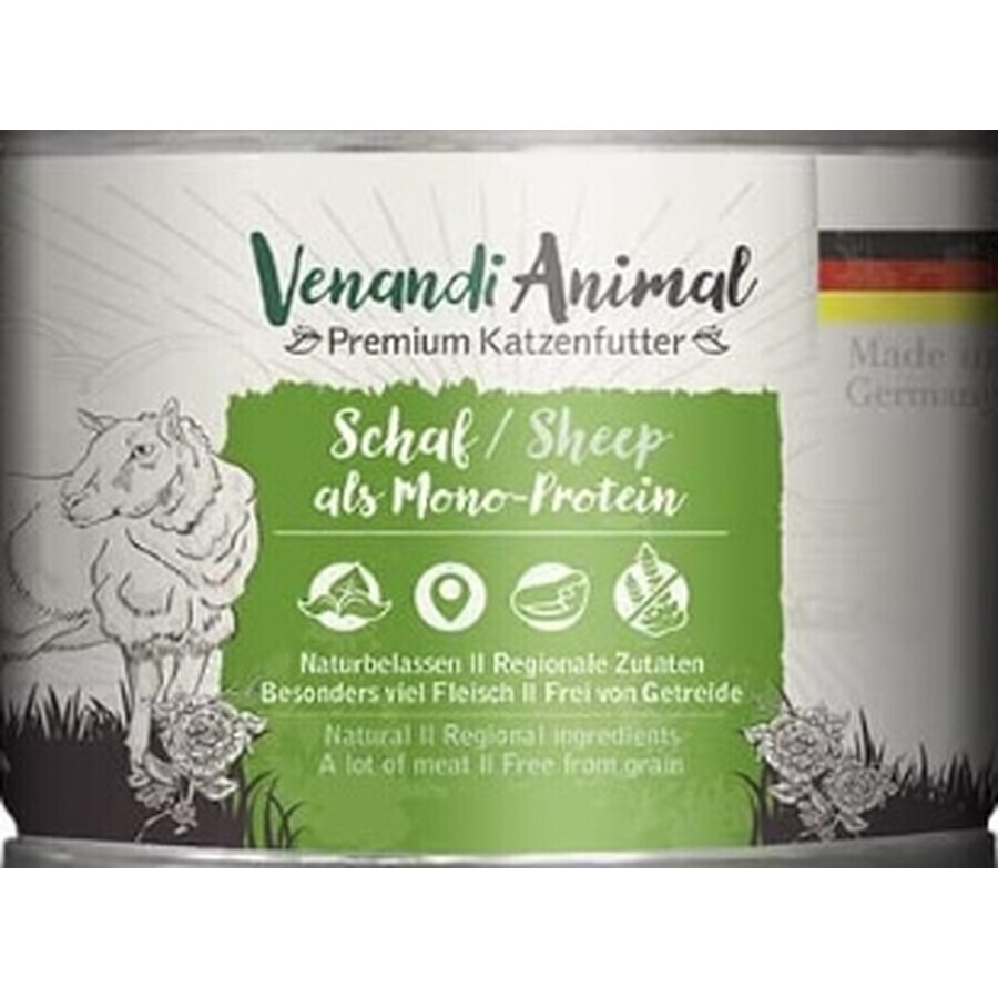 Venandi, Animal Fresh, Comida natural para gatos, 200g