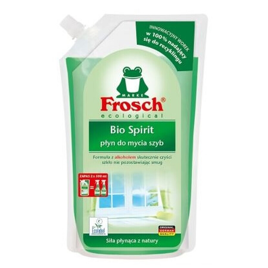 Frosch, Líquido limpiacristales Bio Spirit, recambio, 1 litro