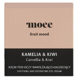 Moee feuchtigkeitsspendende und beruhigende Augencreme Kamelie amp; Kiwi, 30ml