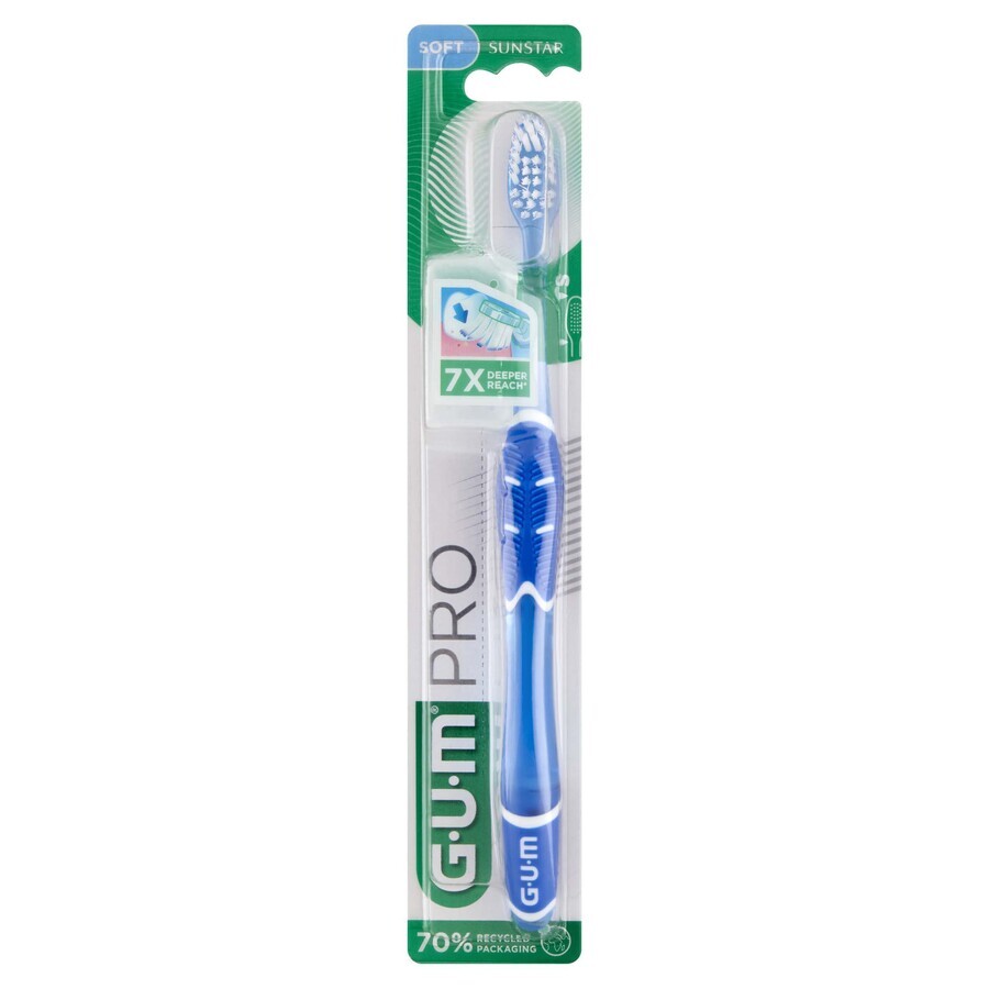 Sunstar GUM Technique Pro, cepillo de dientes, pequeño 525, 1 ud.