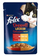 Felix, comida h&#250;meda para gatos adultos, ternera y ave, 85g