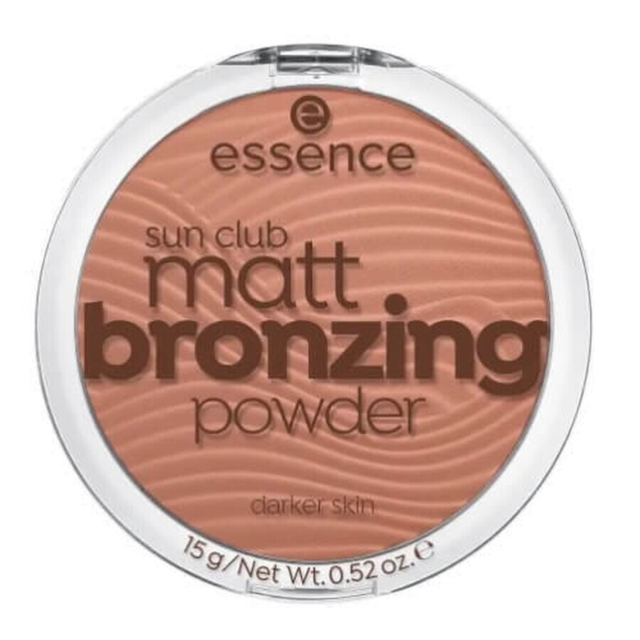 Essence, Polvos bronceadores mate Sun club, Polvos mate tono 02, 15g