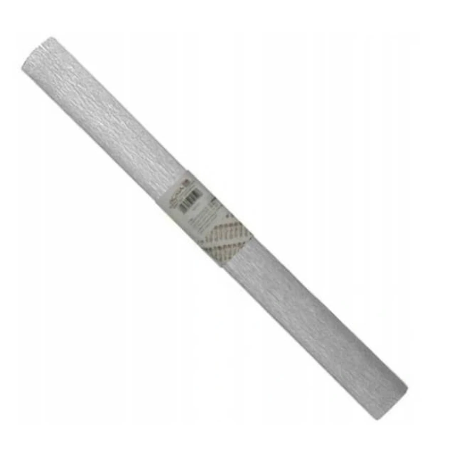 Carta velina increspata grigio argento