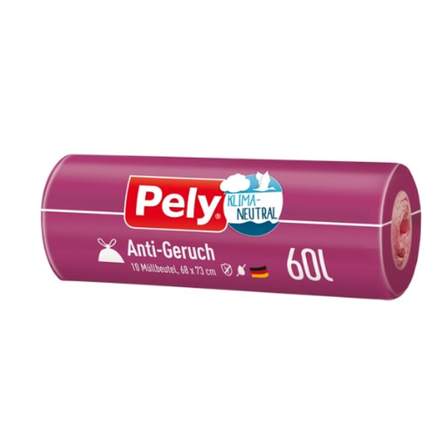 Pely, Bolsas de basura 60l, 10 piezas