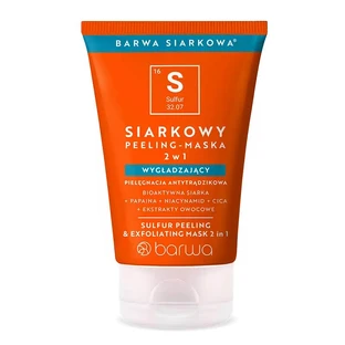 Barwa Sulfur scrub 2in1 mască exfoliantă, 120ml