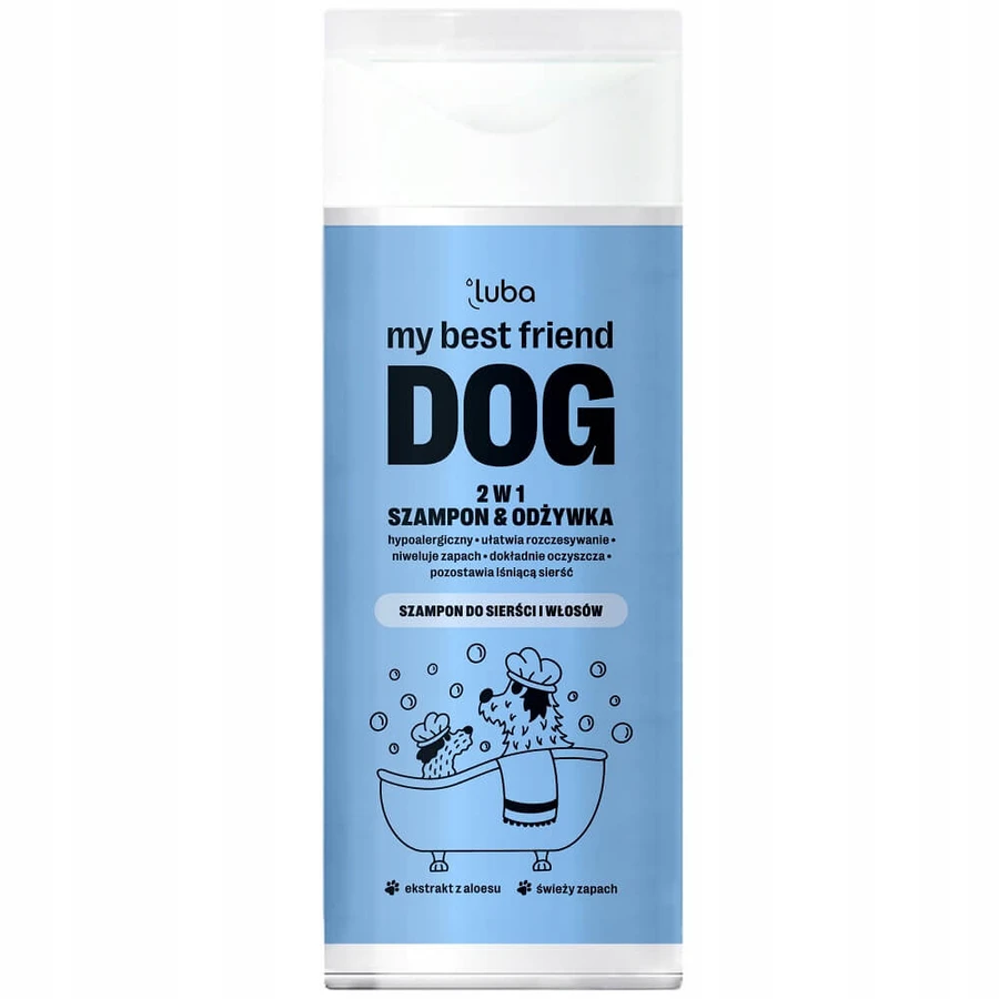 Luba 2en1 Champú y Acondicionador para Perros, 200ml