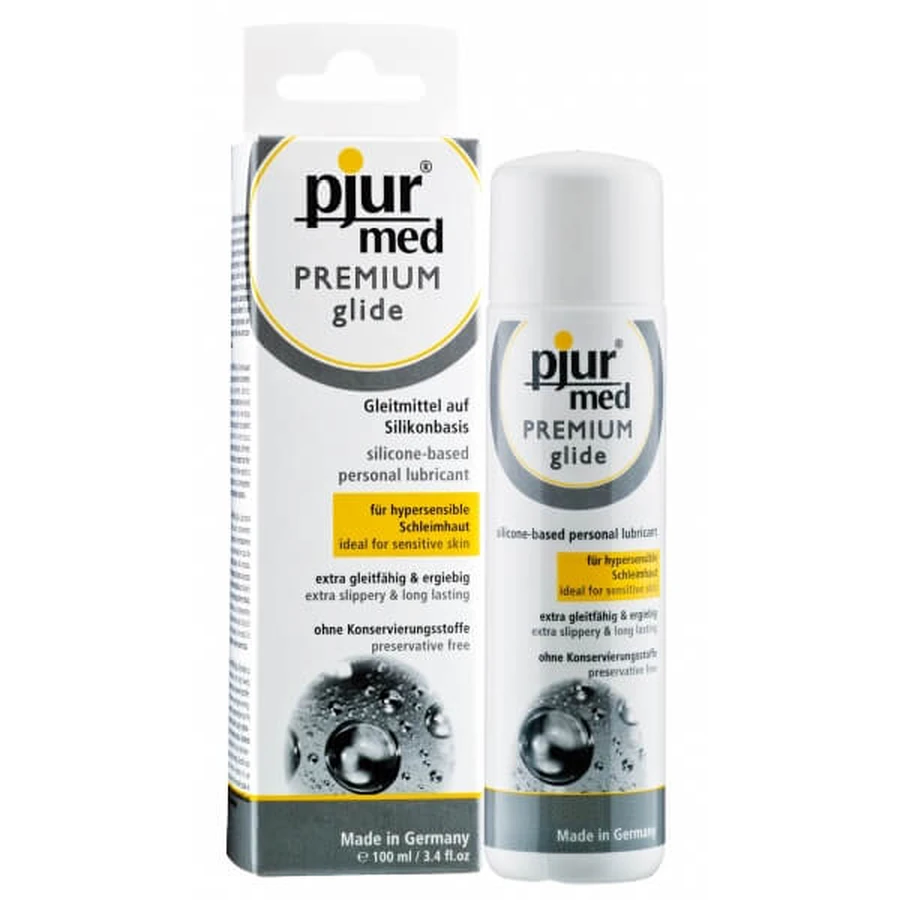Pjur el pour les soins du corps et les jeux érotiques à base de silicone, 100ml