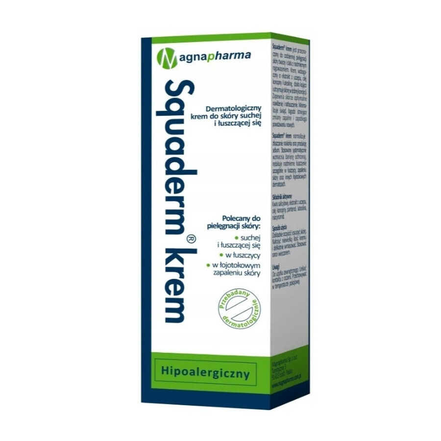 Squaderm Dermatologische crème voor de droge en uitgeputte huid, 100 ml