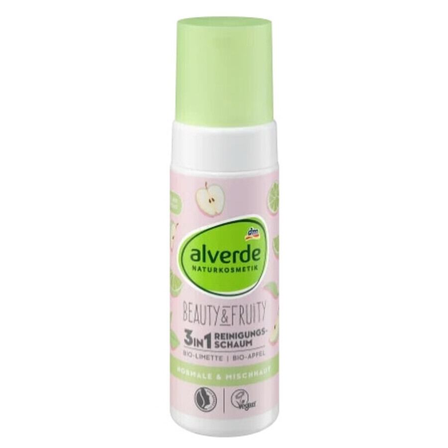 Alverde, Beauty amp;Fruity, Face Wash Espuma limpiadora facial, 150 ml