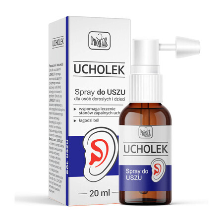 Ucholek Ear Spray 20 ml - ¡Larga duración!