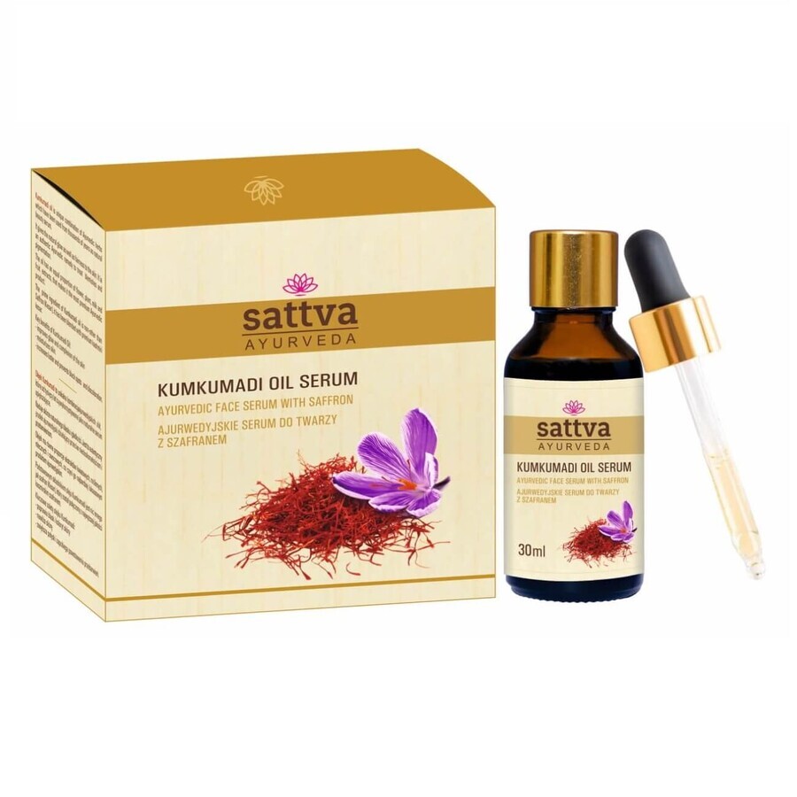 Sattva Ayurvedic Huile pour le visage Kumkumadi, 30ml