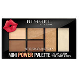 Rimmel Mini Power Makeup Palette 002 Frech, 1 Stück