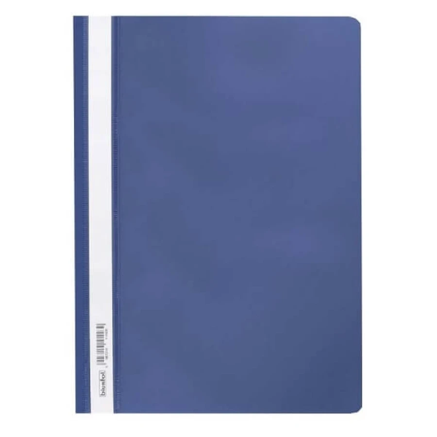 Biurfol, cartella di plastica A4, blu navy