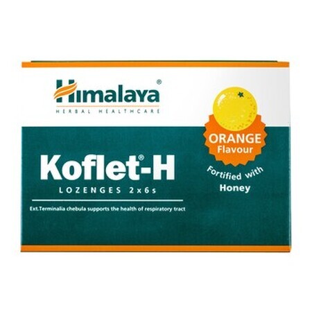 Himalaya Koflet-H sabor limón 12 comprimidos