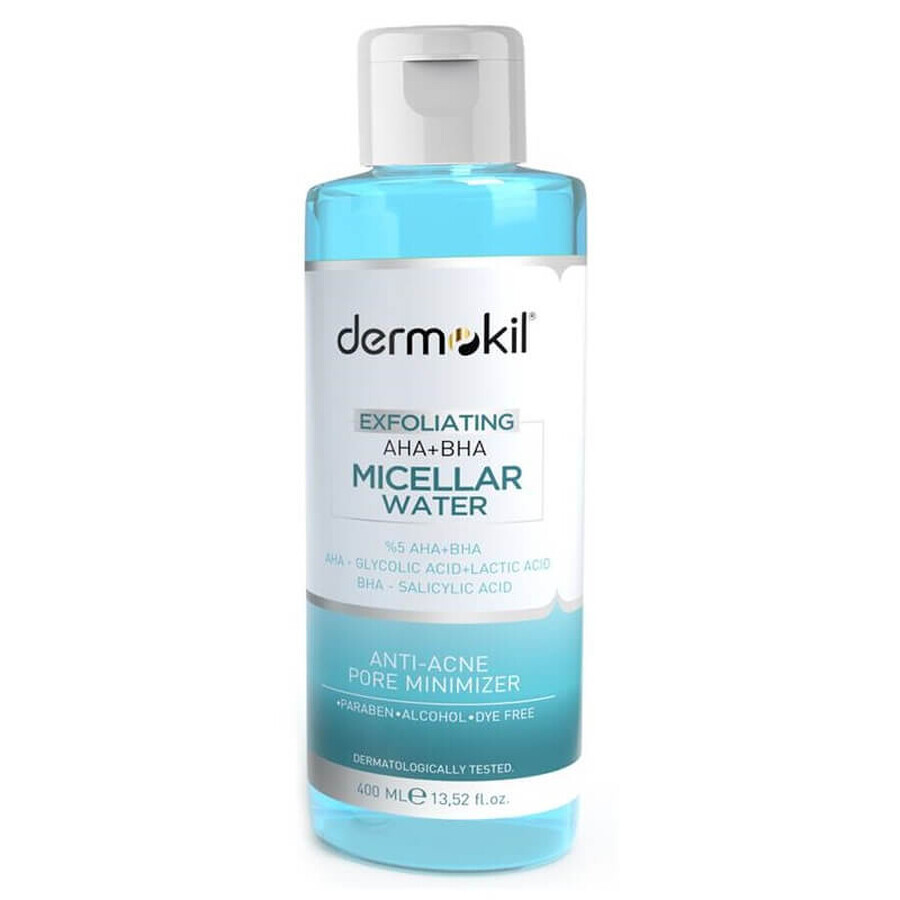 Dermokil Loción micelar exfoliante, 400ml