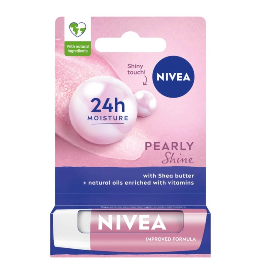 Barra de labios Nivea Lip Care Pearly Shine, 4,8 g