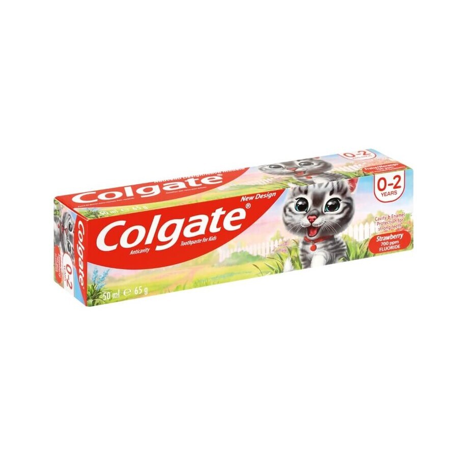 Colgate Pasta dentífrica infantil 2+, Fresa, 50 ml