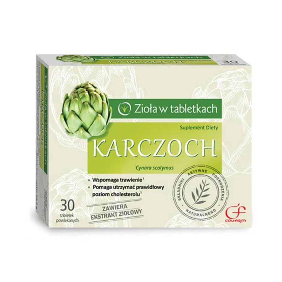 Karczoch 30 tabletek: ceny i cechy