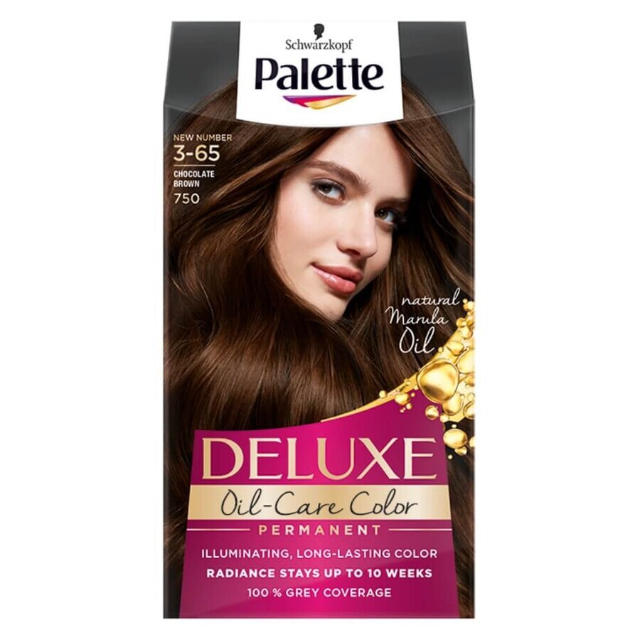 Paleta Deluxe Oil-Care Paleta de colores con micro-aceite 750 (3-65) Chocolate Brz