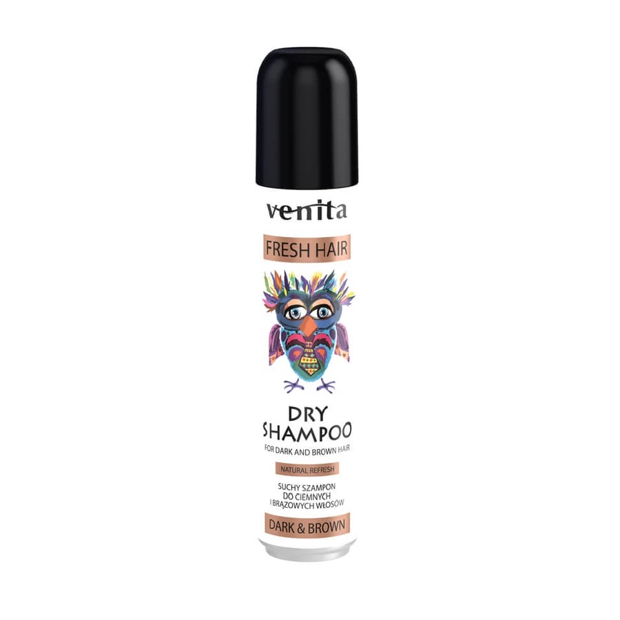 Champú a la cera seca Venita Fresh Dark amp; Brown, 75ml