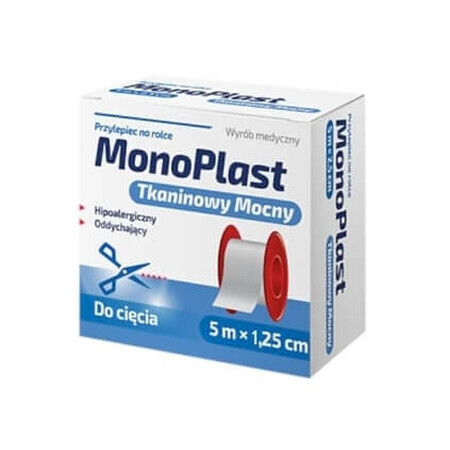 Cinta adhesiva MonoPlast 5 m x 1,25 cm, 1 ud.