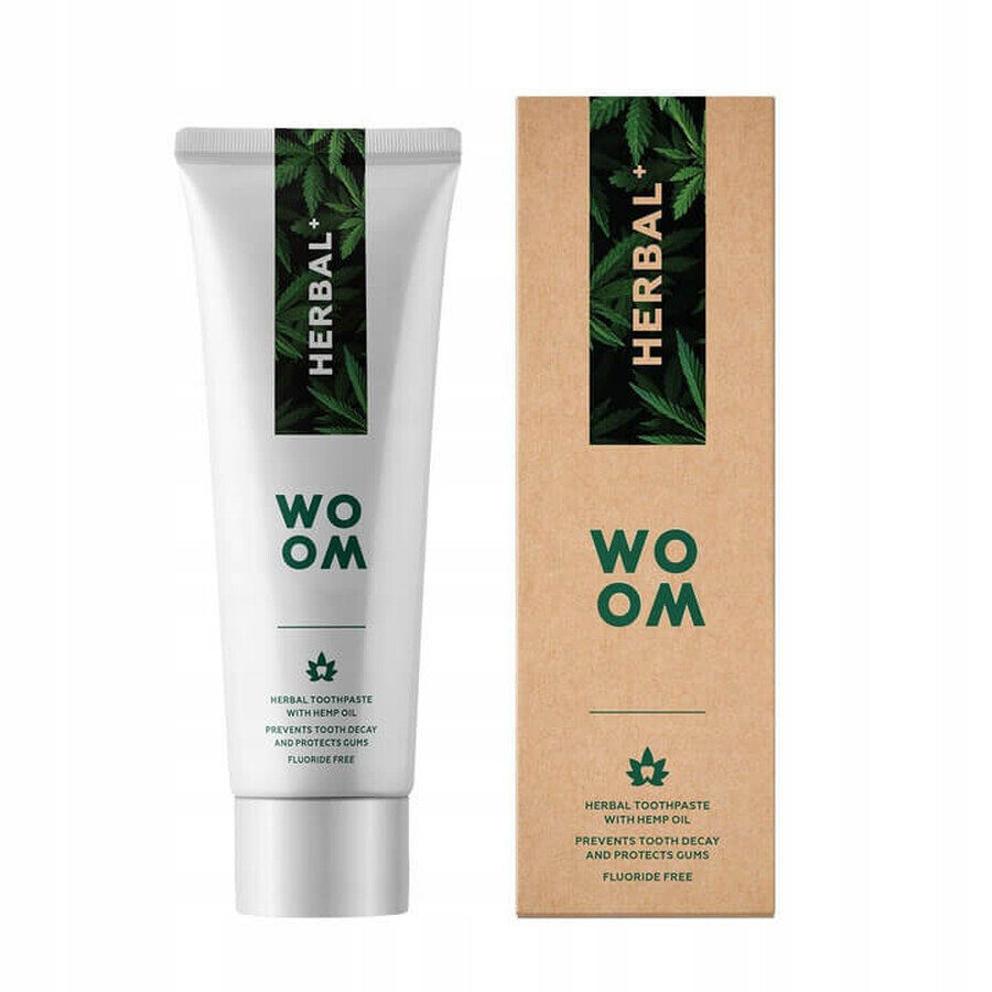 Woom Herbal+ Herbal Toothpaste 75ml