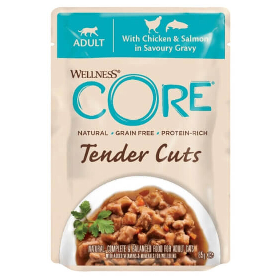 Wellness, Core, Paté para gatos, pollo y hueso, 85g