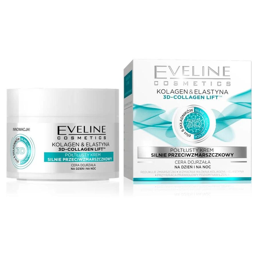 Eveline Cosmetics Kolagen amp; Elastin Post-Akute Anti-Falten-Creme, 50ml