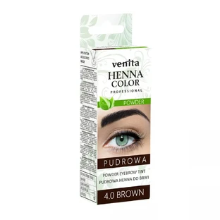 Venita Pudră pentru sprâncene Henna 4.0 Brown, 4g
