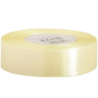 Cremefarbenes Satinband, 25mm/32mb