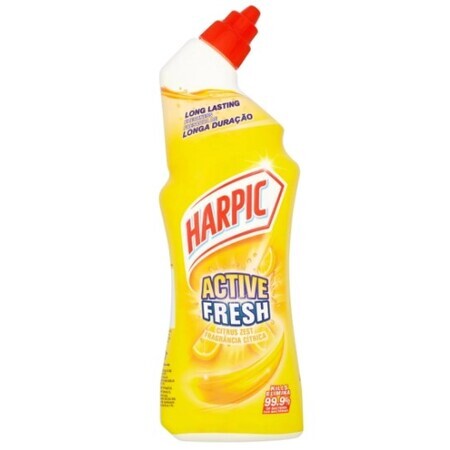 Harpic, Active Fresh, Toilettenwasser, Zitrone, 750ml