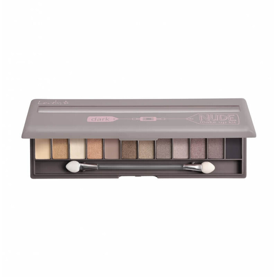 Kit de maquillage Lovely Nude Palette d'ombres à paupières foncées, 13g