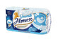 Almusso, Decorato Toiletpapier, blauw, 6 rollen