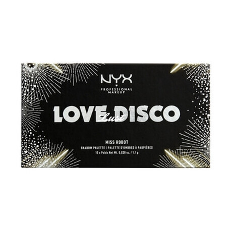 NYX, Palette d'ombres à paupières, Love Lust Disco Miss Robot, 1 pc