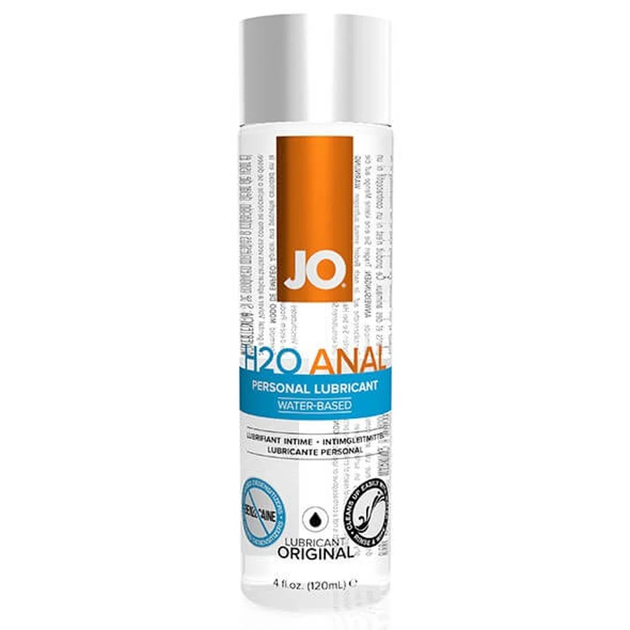 System JO H2O H2O Anal Lubrificante anale personale a base d'acqua, 120 ml