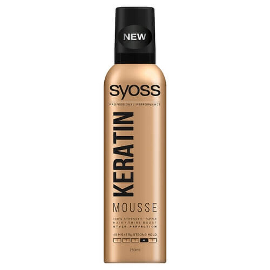 Syoss Keratine Was Extra Sterke Mousse, 250ml