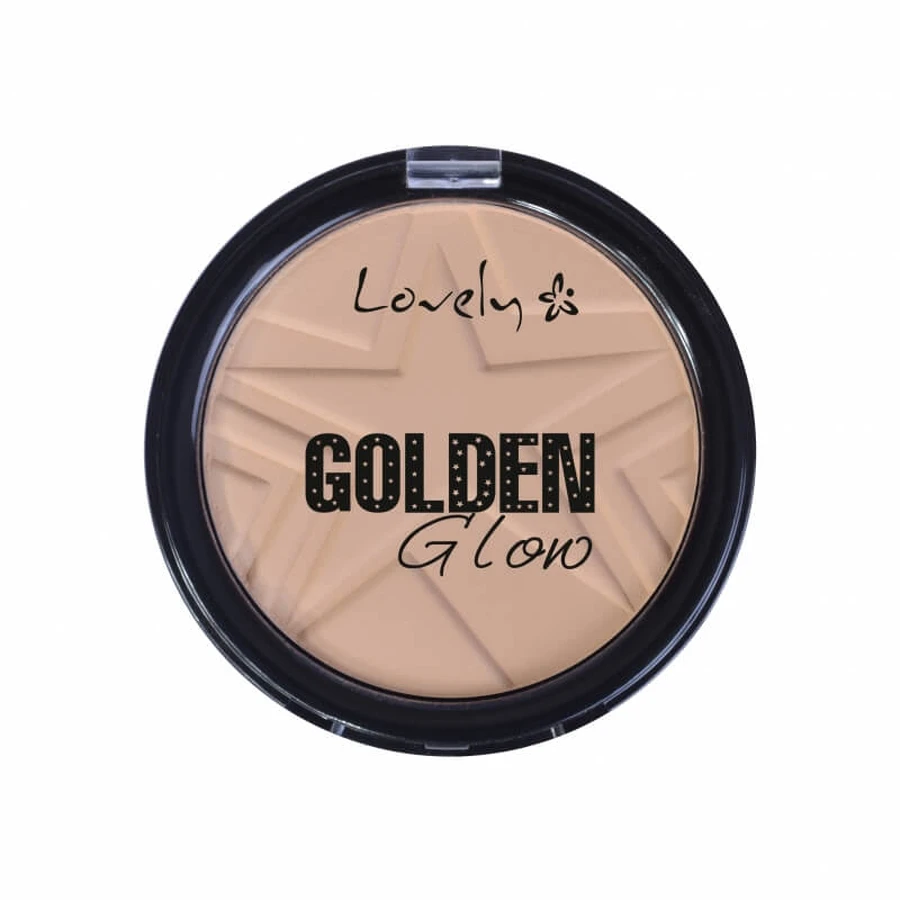 Lovely Golden Glow Powder Polvos faciales ligeros 2, 15g
