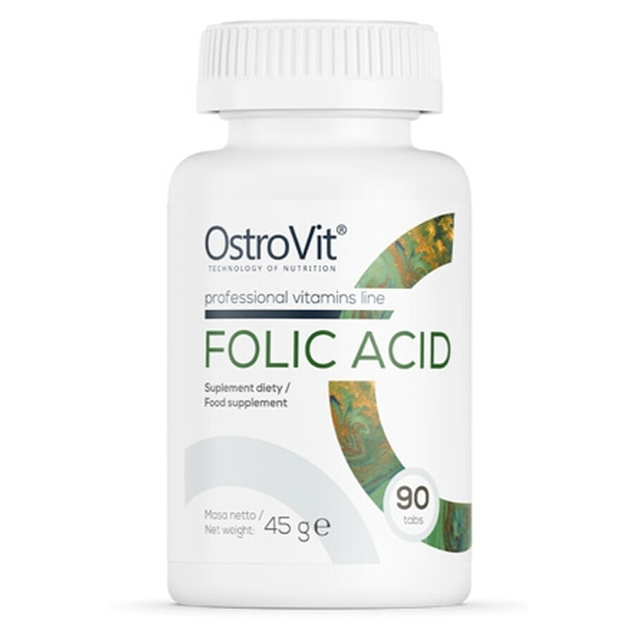 Folic acid OstroVit, 90 tablets