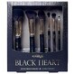 Juego de brochas de maquillaje KillyS Black Heart, 6 piezas