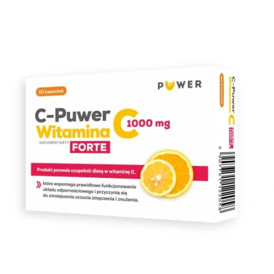 C-Puwer Vitamin C Forte 1000mg, 30 capsules