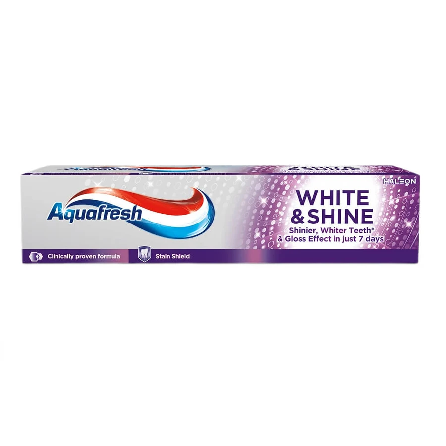 Pastă de dinți Aquafresh White amp; Shine, 100ml