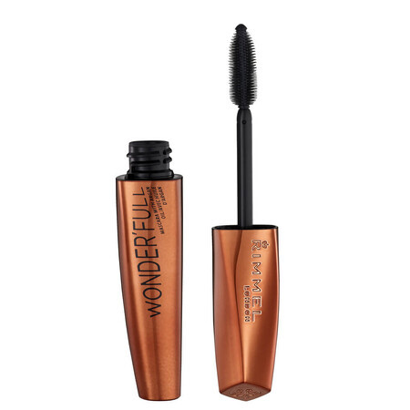 Rimmel Wonder Full Máscara de pestañas con aceite de argán 001 negro, 11ml